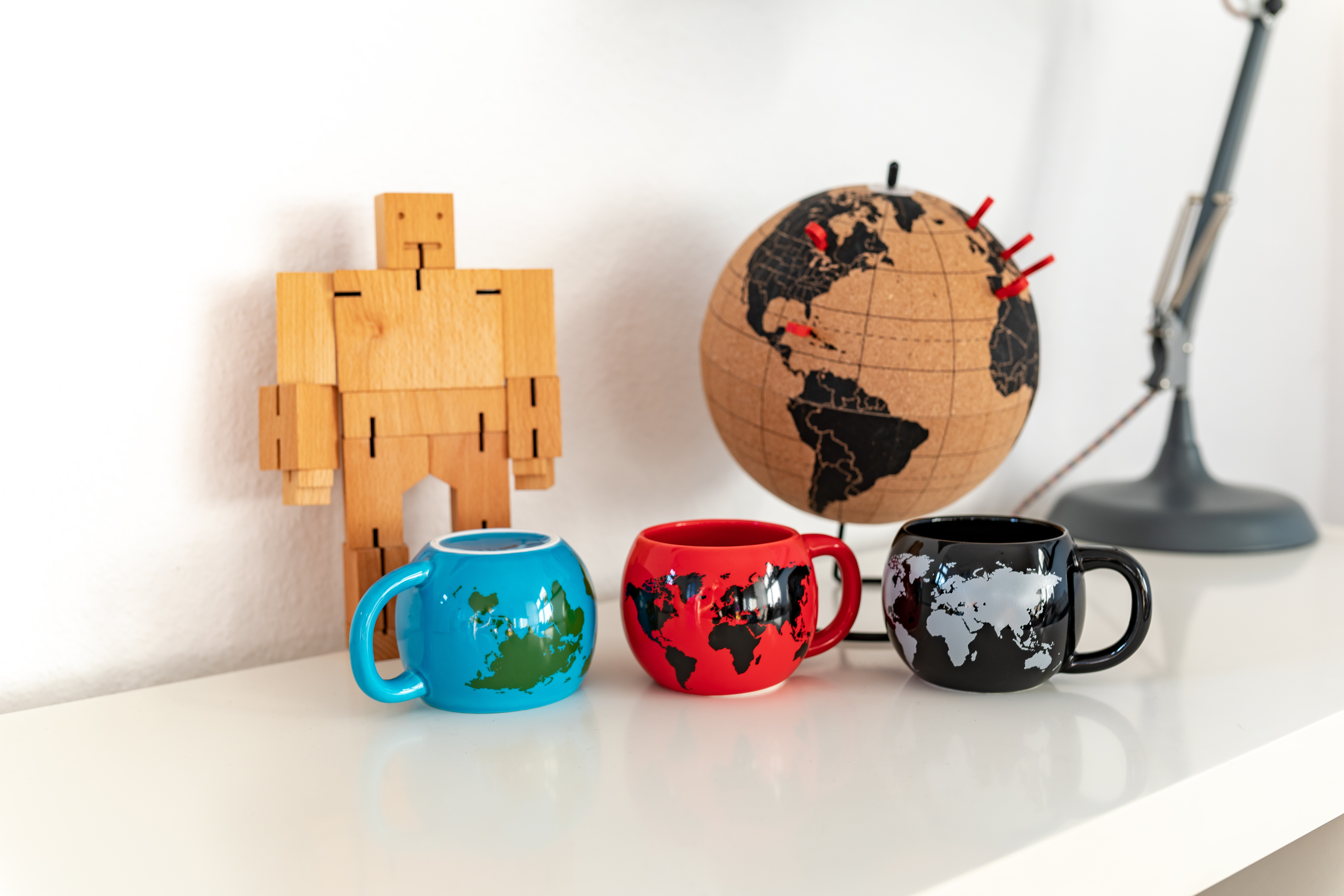 Einzigartige Weltkarten Tasse 3D-Tassen
